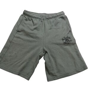 Bixby Nomad Boys Hunter Green Sweat Shorts Pull On Size 12